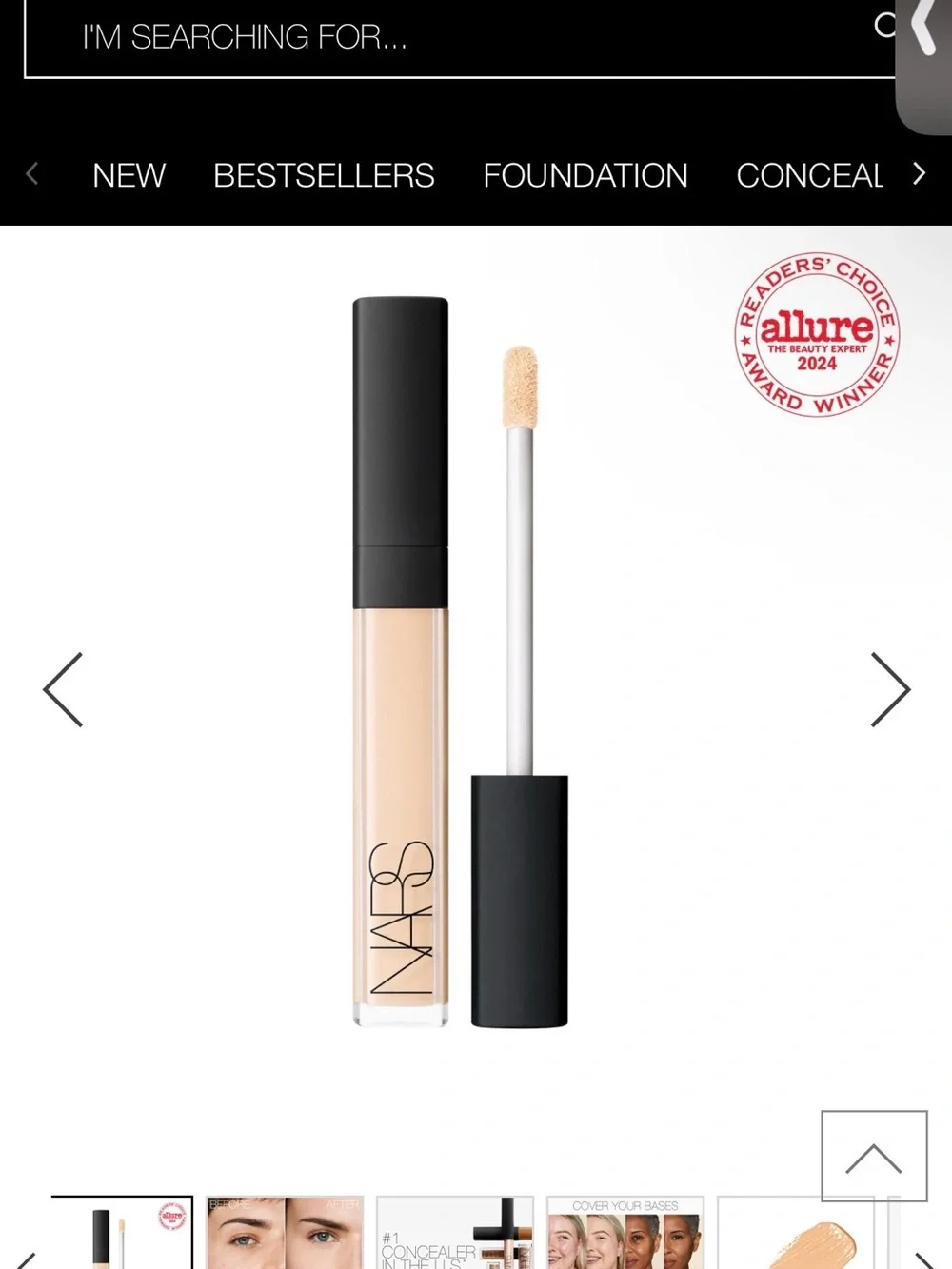 NEW NARS Radiant Creamy Concealer - L2.3 Madeleine full size